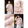 仿拉贡羊毛皮草外套 毛绒丰厚 自带光泽感 米思阳2025冬季优雅轻盈保暖仿皮草短外套女5743 商品缩略图5