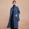 QH929斯尔丽25新款含山羊绒棉羊毛轻柔廓形宽松配同面料羊绒斜挎包大衣 商品缩略图0