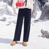 半身缘女裤 冬季宽松仿羊绒香蕉裤双色腰绳休闲裤254102P10320094 商品缩略图1