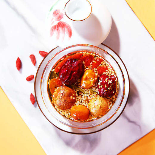 960g八宝茶盖碗套盒 商品图3