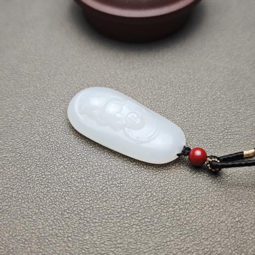 新疆和田玉且末料白玉小佛牌 1122-7 商品图4