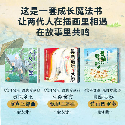 宫泽贤治经典珍藏：全套10册 儿童文学美学亲近自然 商品图2