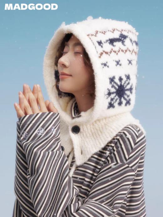 马得工地/MDGDPSMZ141171/费尔岛圈圈纱巴拉克拉法帽 商品图1