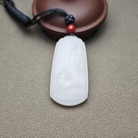 新疆和田玉且末料羊脂玉马牌 1122-9