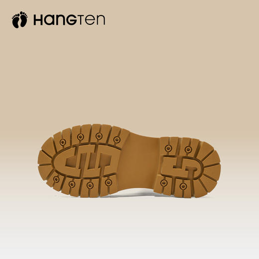 HANGTEN欢腾秋冬美式复古女鞋工装风舒适厚底户外马丁靴G5282016DD 商品图3