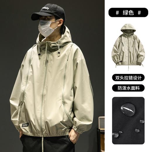 回力冲锋外套男款春秋2025新款潮牌工装夹克男士防泼水登山服上衣 商品图1