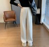 【Cindy自留】 垂感天花板 高克重人字纹羊毛醋酸阔腿裤 高腰运动休闲裤  加厚秋冬 商品缩略图7