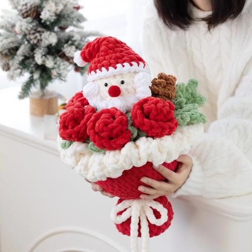 苏苏姐家新颜绒绒手捧花手工diy编织钩针毛线团自制花束小物材料包 商品图2