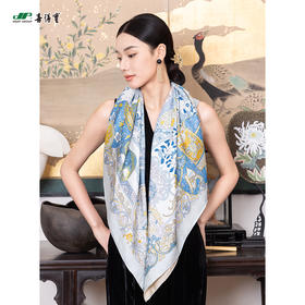 喜得宝 时尚双面斜纹大方巾