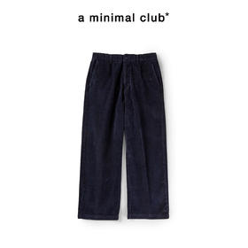 a minimal club复古细坑条纹灯芯绒长裤直筒宽松弹力腰围AM5ATR09