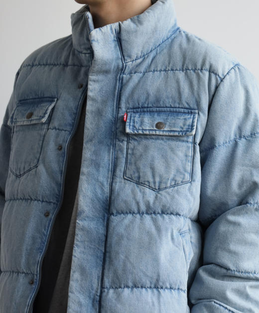 L.V.S 出口美单元单 秋冬美式复古水洗单宁厚棉服 MF029 商品图5