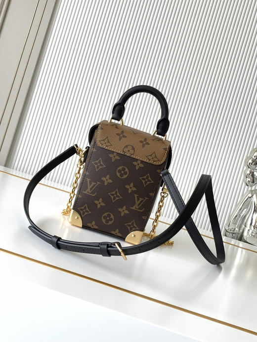 秋冬特惠💰1350 渠道级LV【全钢五金 变码芯片】te级LV 全套包装 M82465老花迷你小背包 本款Camera Box手袋 商品图2