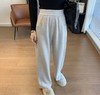 【Cindy自留】 垂感天花板 高克重人字纹羊毛醋酸阔腿裤 高腰运动休闲裤  加厚秋冬 商品缩略图6