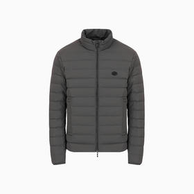 EMPORIO ARMANI 阿玛尼 男士鹰形徽标贴片绗缝尼龙全拉链羽绒服 绿色 8N1BQ2 1NLRZ U8112