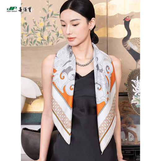 喜得宝 时尚 姿彩·双面喷绘方巾 商品图0