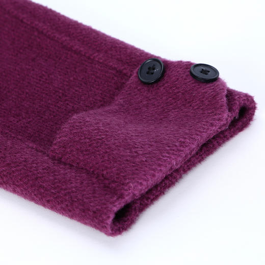 QH931斯尔丽25秋季新款软糯保暖简洁大方INS爆款气质高雅大衣 商品图7