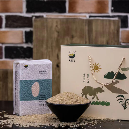 自然农法糙米 | 1kg/2.5kg/5kg 颗粒饱满 口感香糯 煮饭煮粥打浆 粗粮主食 自然农耕 我自然 商品图1