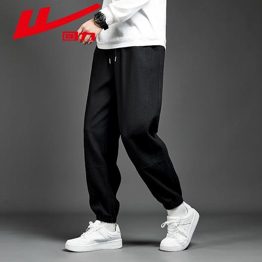 回力工装休闲裤男士秋冬新款美式束脚纯棉运动裤潮爆款帅气长裤子 商品图3