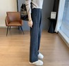 【Cindy自留】 垂感天花板 高克重人字纹羊毛醋酸阔腿裤 高腰运动休闲裤  加厚秋冬 商品缩略图1