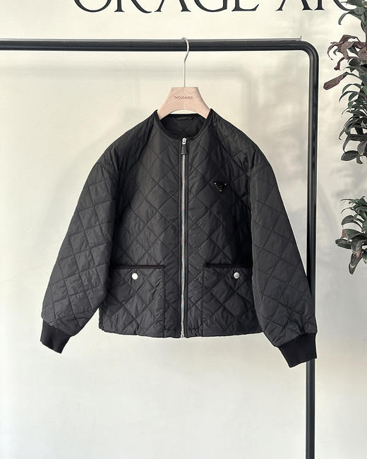 现货 THS-限时 女士 P家 老钱圆领内搭绗缝夹棉外套 2色 BW405 商品图3