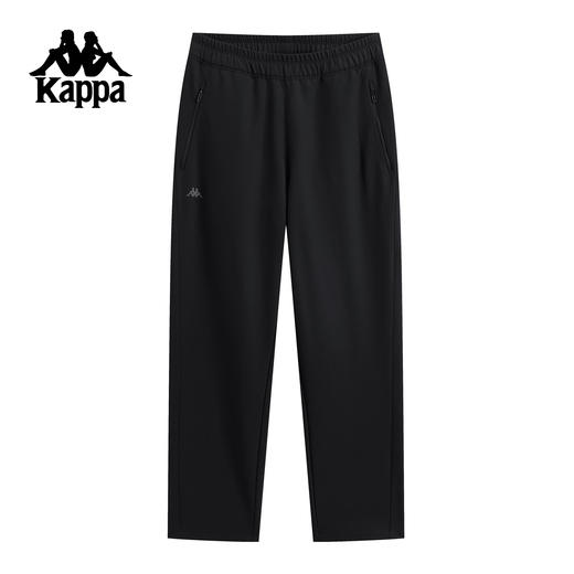 Kappa 运动长裤男士冬季加绒保暖休闲收口裤直筒长裤子K0G12AY42 商品图1