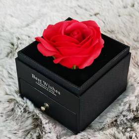 红玫瑰项链礼盒(不含项链)  母亲节情人节首饰礼品盒