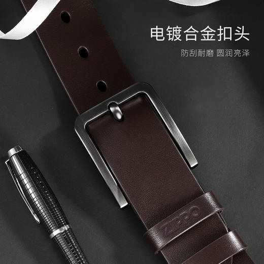 TMZPPD0000082  之宝皮带男士真皮针扣休闲商务腰带情人节礼物礼盒男 商品图3