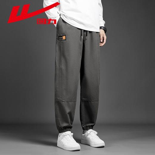 回力工装休闲裤男士秋冬新款美式束脚纯棉运动裤潮爆款帅气长裤子 商品图7