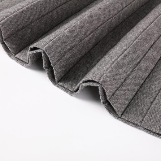 奢姿大码女装2025冬季减龄条纹披肩设计圆领两件套胖妹妹时尚套装9854991065 商品图4