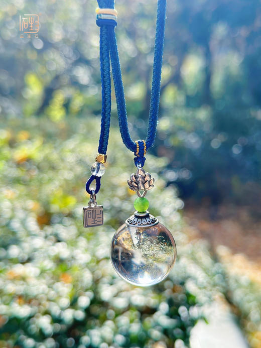 三生无限.红宝石白水晶时来运转禅意长链 商品图13