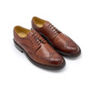 断码特价英码8.5（42.5码）——英国原产翼型雕花布洛克男士德比正装鞋Doddington 道丁顿-全粒面红棕色小牛皮 商品缩略图5