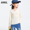 女童圆领长袖针织衫春季新款安奈儿童装EG611615 商品缩略图1