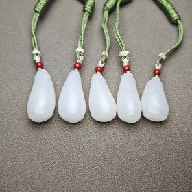 特惠！新疆和田玉且末料羊脂玉超白节节高升（小竹节）1122-13（一个）