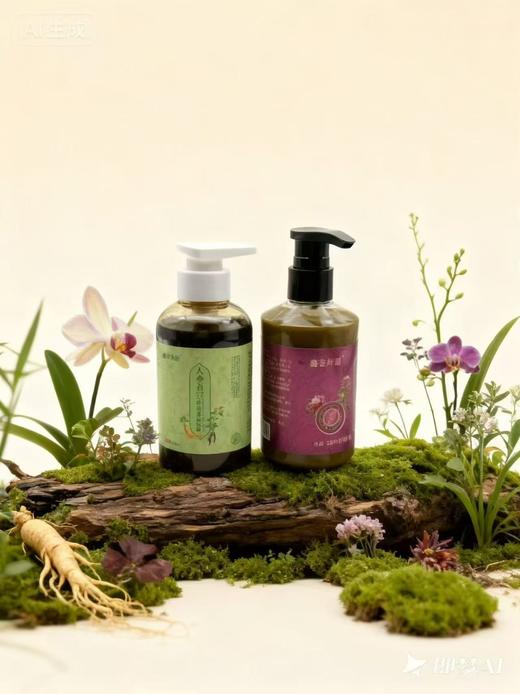 【鑫芸师姐】人参首乌青丝洗发保健液 商品图0