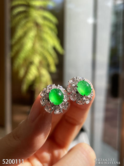 5200111，蛋面耳钉。具体价格微信咨询 商品图3