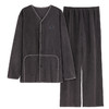秋冬男士珊瑚绒睡衣 简约休闲保暖睡衣家居服套装 商品缩略图8