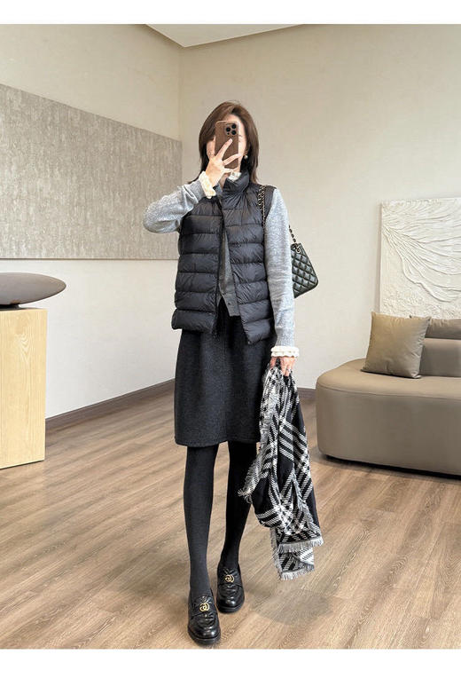 毛呢花苞半身裙 商品图2