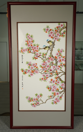 《春风十里》瓷板