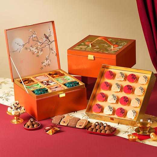 【瑞鹊传芳礼盒】悠享时2025春节年货礼盒装中式糕点过年走亲戚送礼品新年高端点心团购536g 商品图2