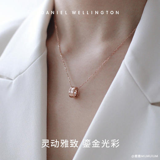 7315030017427 丹尼尔惠灵顿DANIEL WELLINGTON DW项链|优雅轻奢纯色圆环首饰吊坠项链女士高级项链生日礼物 商品图2