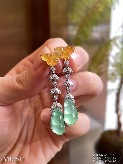 5183511，福豆耳坠。具体价格微信咨询 商品图1