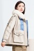冰洁BENGEN 个性毛领牛仔拼接加厚羽绒服外套 21679 商品缩略图0