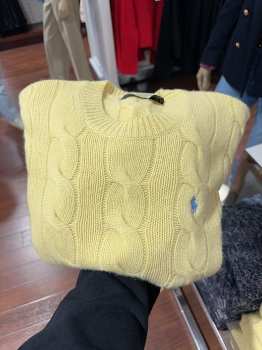 999 黑五巨折💢羊绒麻花🐏🇺🇸✨Ralph Lauren拉夫劳伦麻花羊毛针织衫🤍柔软90%羊毛+10%山羊绒，细腻又保暖 商品图3