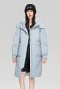 雪中飞 蓝色简约休闲中长款羽绒服外套 21682 商品缩略图0