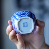 【曰何】 青花点工缠枝四方建水 商品缩略图7