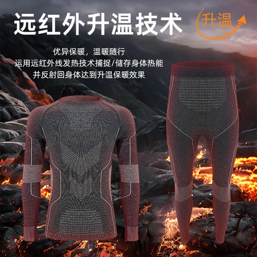 纳趣 速干保暖内衣男女秋冬登山滑雪排汗发热压缩套装 商品图5