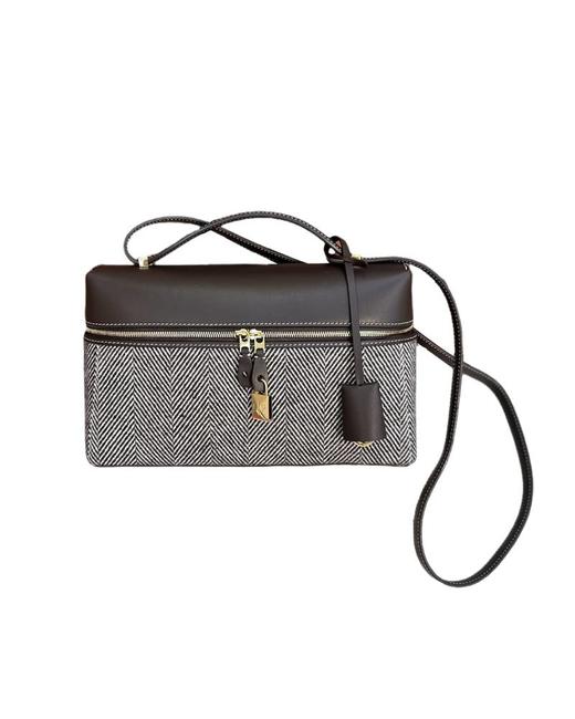 女款条纹金扣斜背包zo015 商品图0