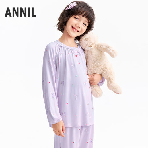 女童针织套装春季新款安奈儿童装JG611546 商品图2