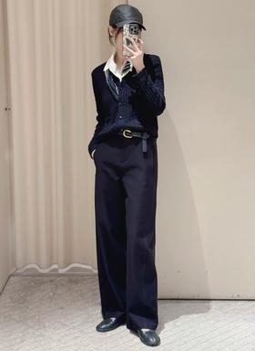 【高品质私服】【IC针织布直筒裤】弹性优异  纹理紧密  温暖舒适G1596-CC【无标出货 介意慎拍】