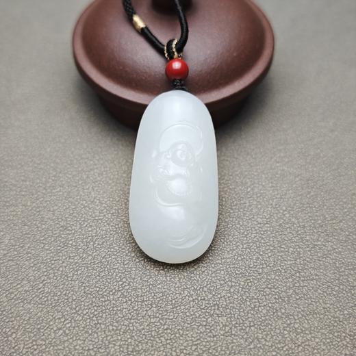 新疆和田玉且末料白玉小佛牌 1122-7 商品图0